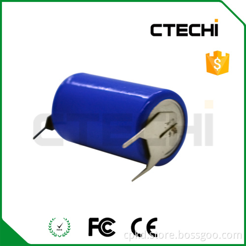 3.6v lithium battery 1/2aa er14250 1s1p with connector, battery for water meter